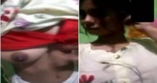 Bangladeshi Cute Girl Showing And Playing With Her Boobs