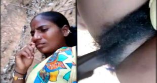 Village Bhabhi Hairy Pussy Outdoor Fucked By Lover