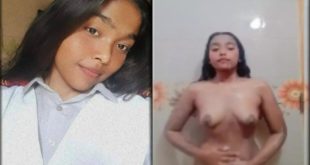 Sexy Collage Babe Teasing And Bathing